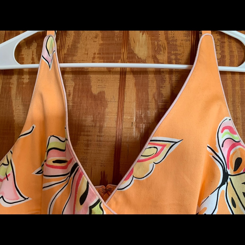 Becky & Max Bright Butterfly Spaghetti Strap Dress - Picture 9 of 11